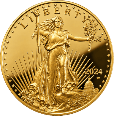 Gold American Eagle